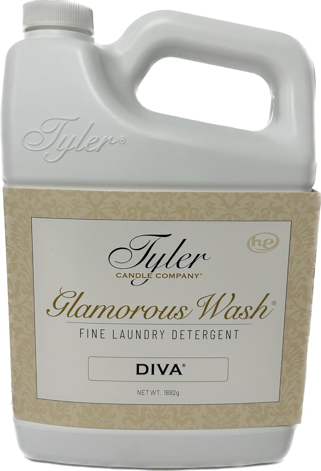 Tyler Glam Wash Laundry Detergent, Diva, Liquid, 64 Fl Oz Half Gallon HE Safe