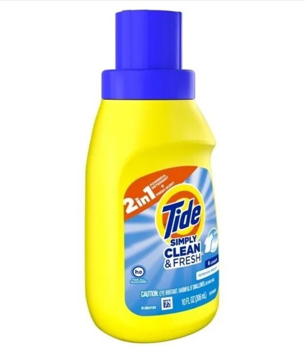 🐌 TIDE (2-PACK) 10 Oz. Simply Clean ●REFRESHING BREEZE● Laundry Detergent🫧.