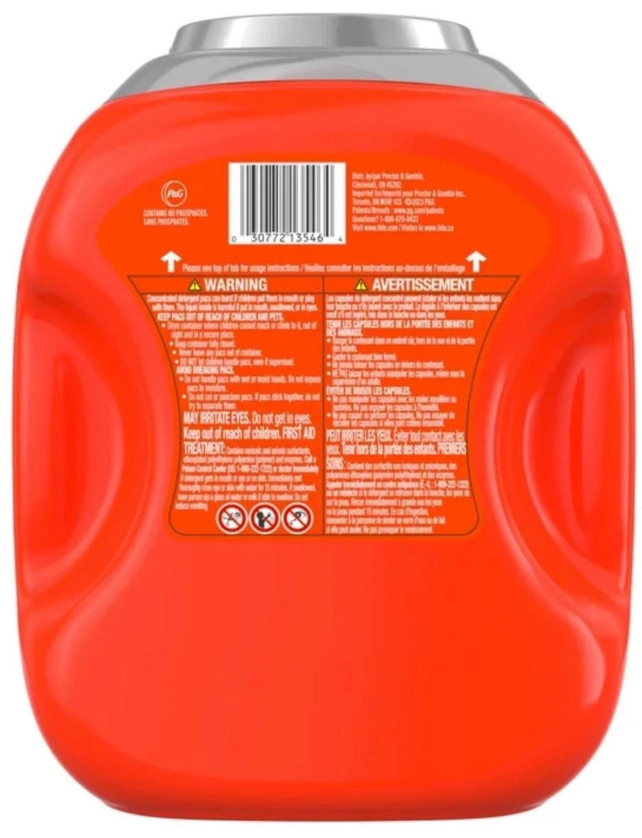 Tidee Ultra Oxi Laundry Detergent Pods with 4 in 1 Build-In Pre-Treaters 104 Ct