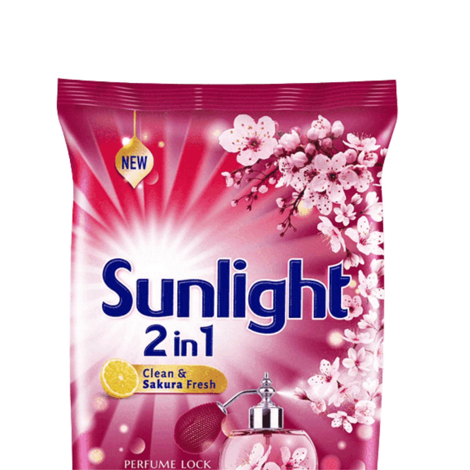 Powder Detergent Sunlight Clean and Fresh New Long Lasting Fragrance 500g