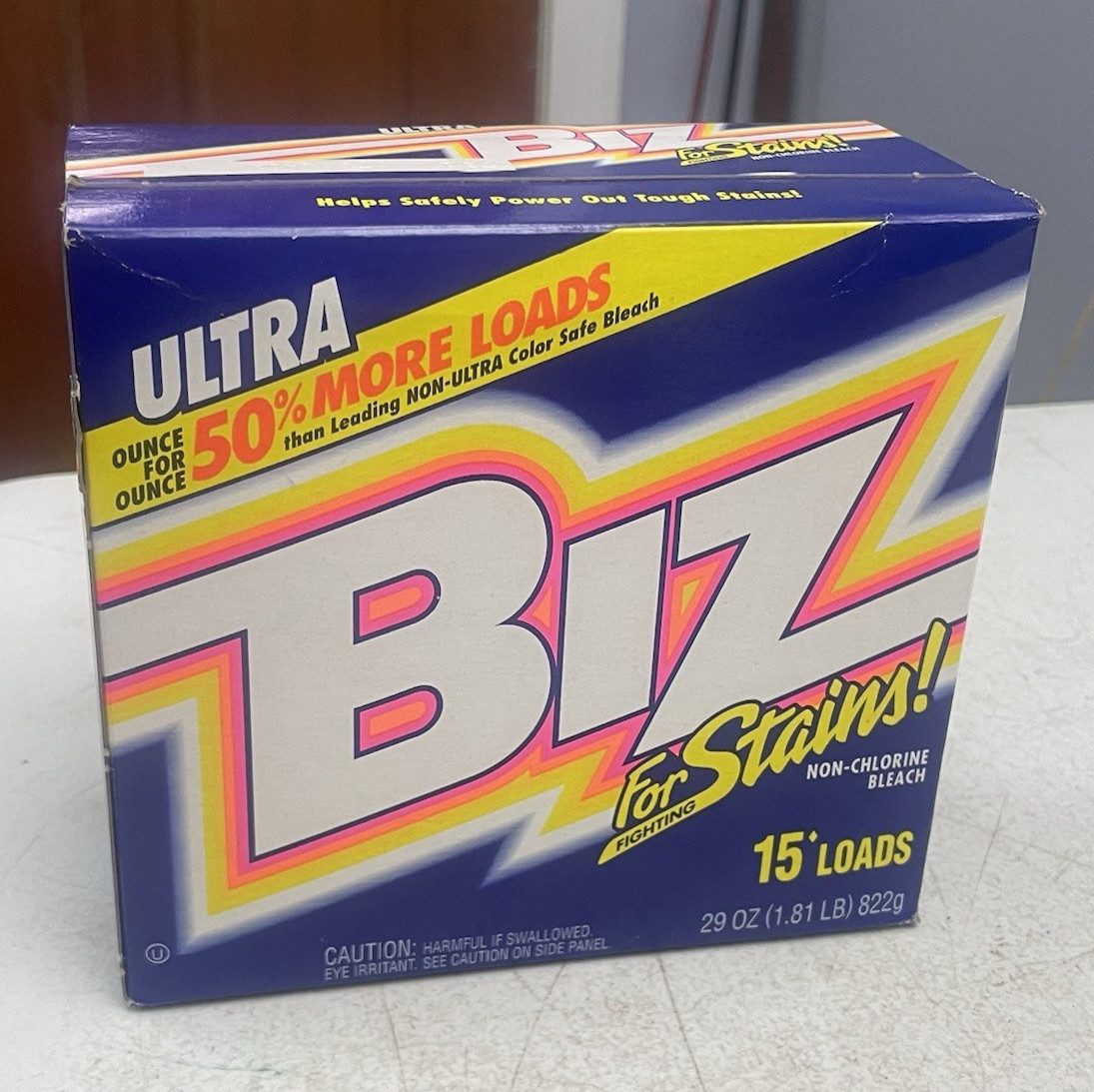 BIZ Ultra Laundry Detergent Powder Booster Stain Odor Removal 29 Oz P&G 1999