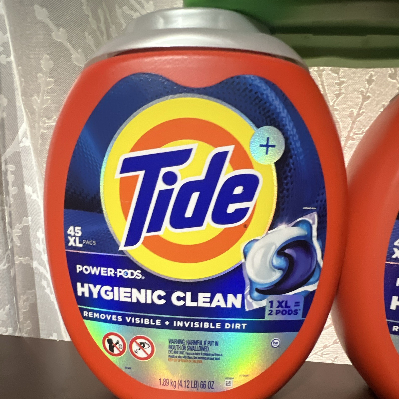 (2) Tide Power Pods Hygienic Clean 45 XL