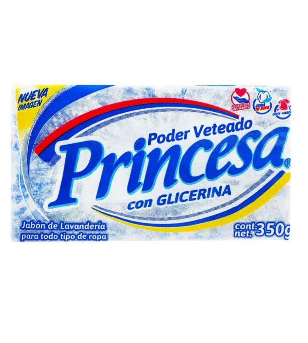 Princesa Jabón De Barra Para Lavar💯🇲🇽 350g / Princesa Laundry Soap Bar 12.3oz