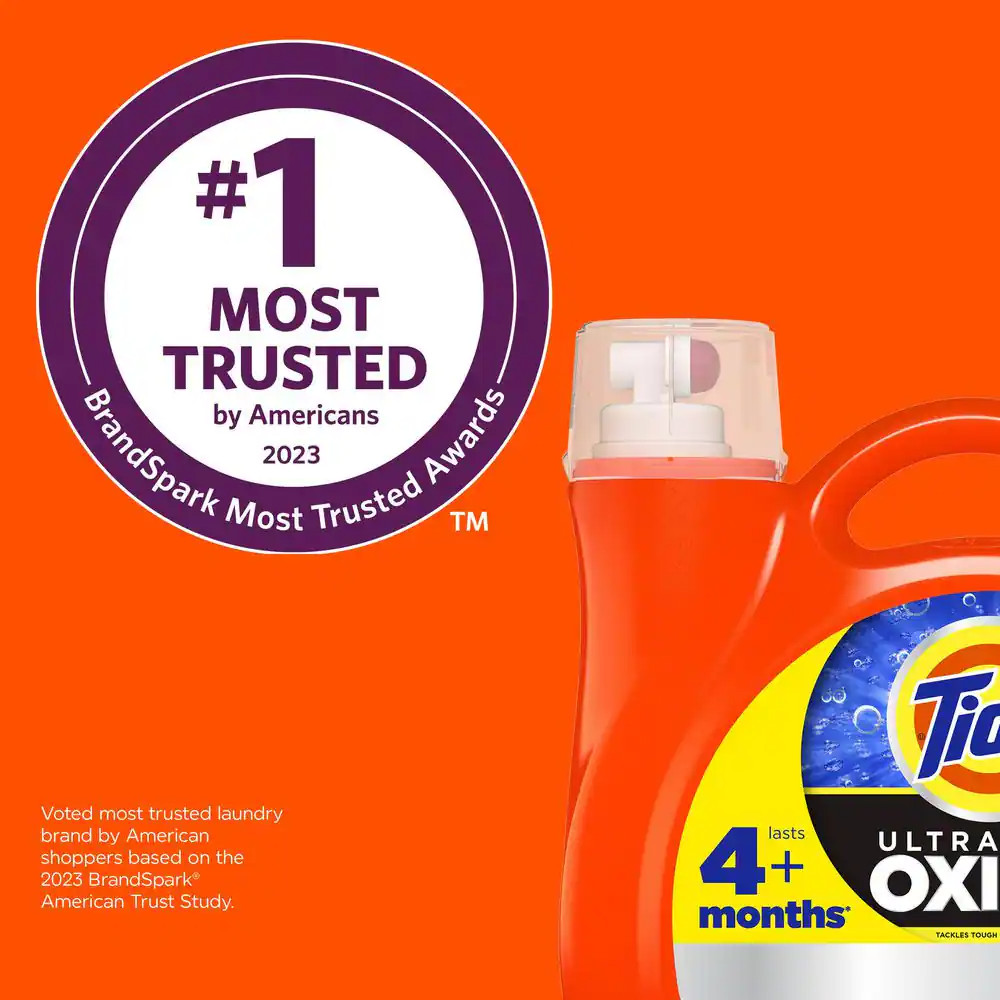 117 oz. Ultra Oxi Heavy Duty Liquid Laundry Detergent, Original Scent, 83 Loads
