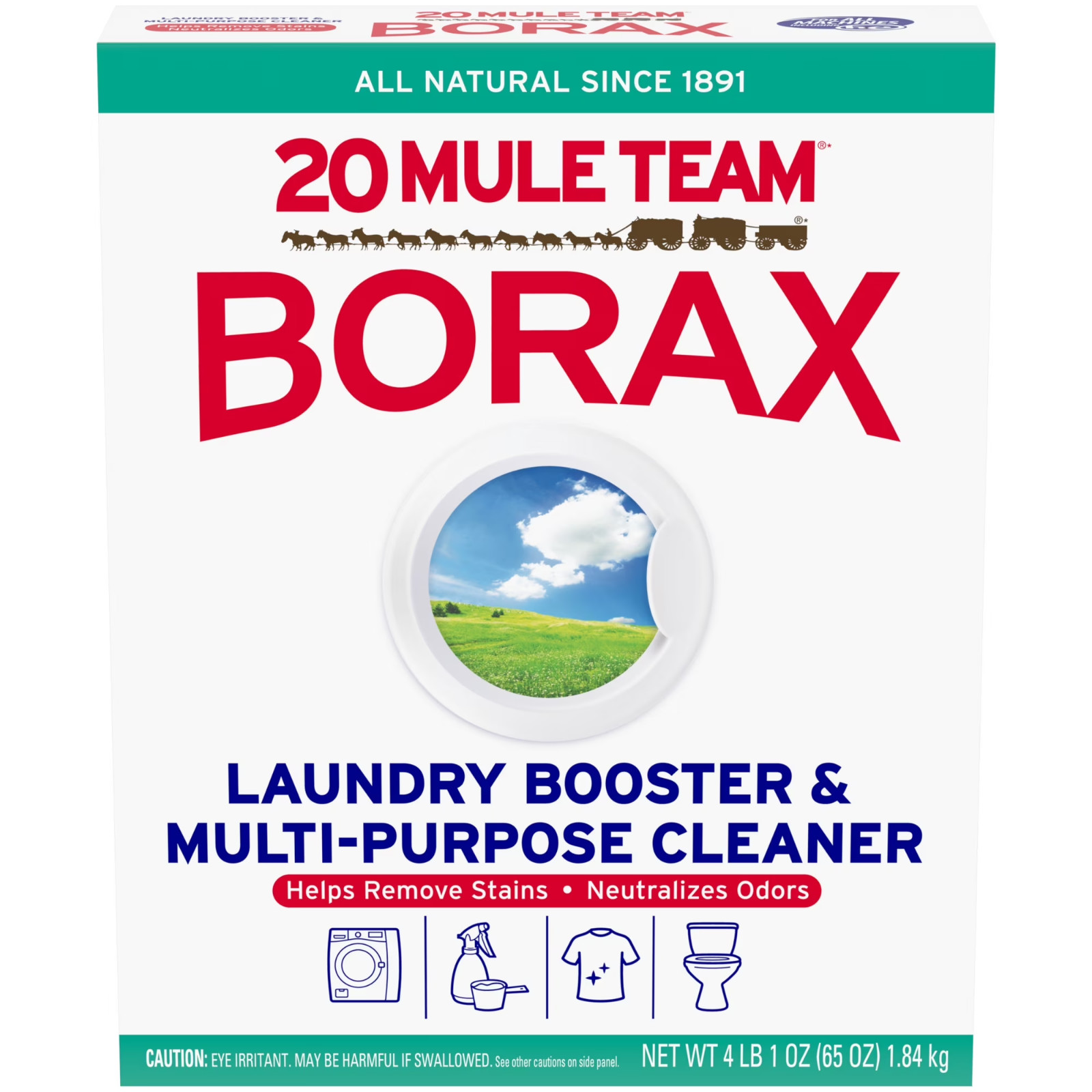 20 Mule Team Detergent Booster – 65oz Free Shipping…