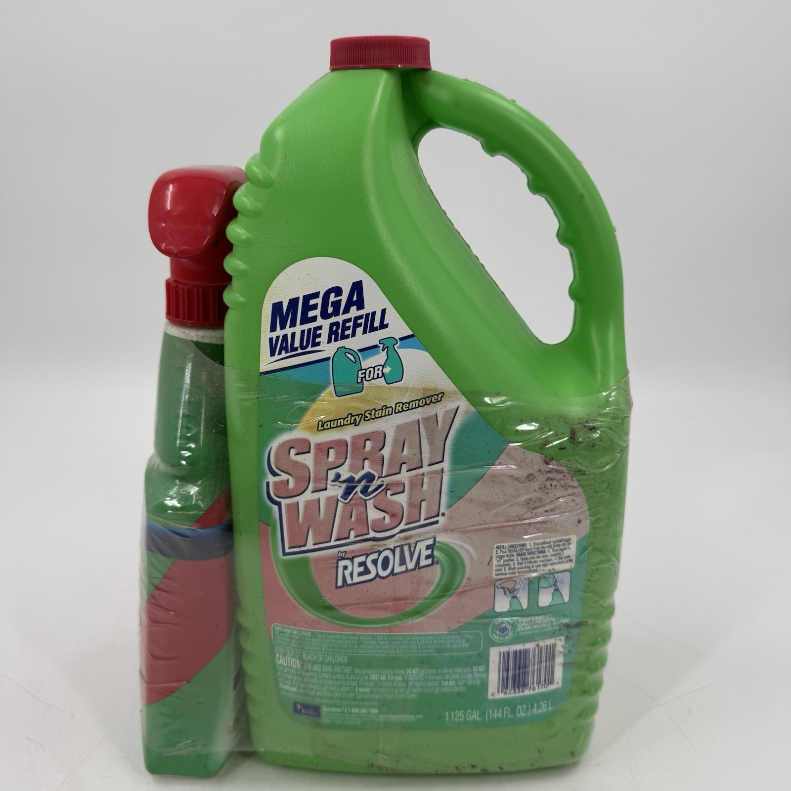 Spray ‘n Wash Advanced Grease ‘n Grass Laundry Stain Remover 1. 125 Gal + 22 Fl.