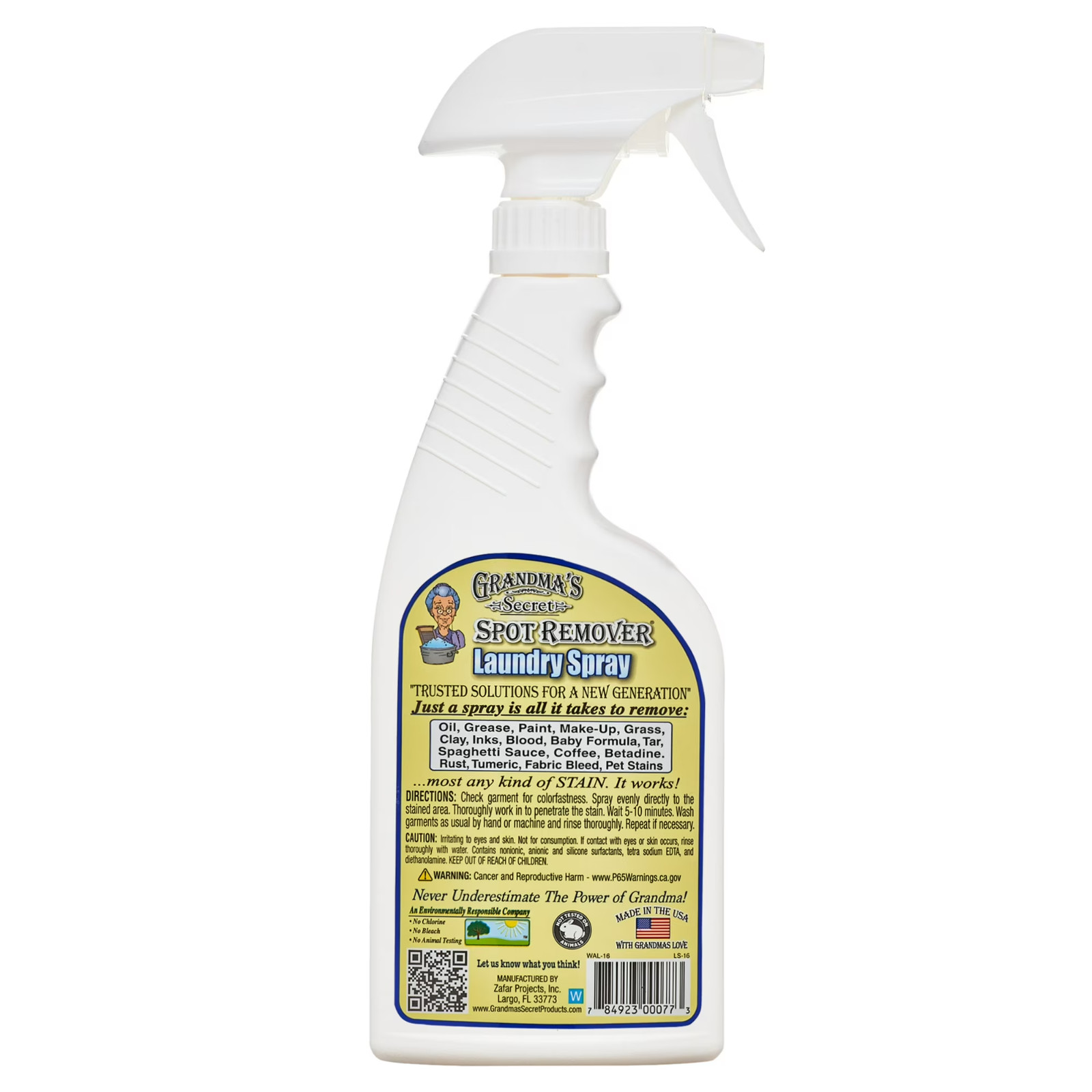Grandma’s Secret Spot Remover Laundry Spray, 16 Oz