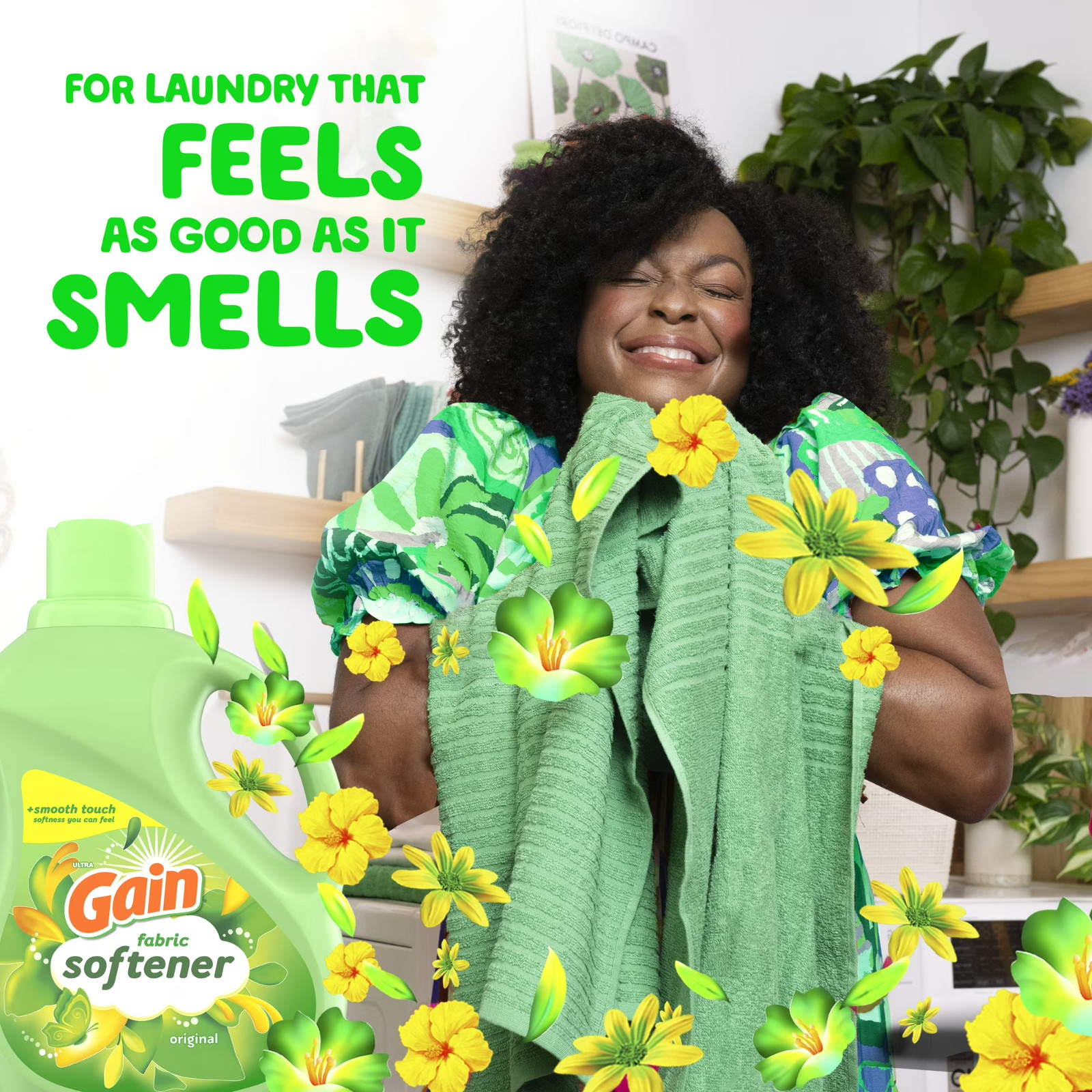 Gain Fabric Softener Original Scent 140 fl oz 190 Loads- Free Shipping