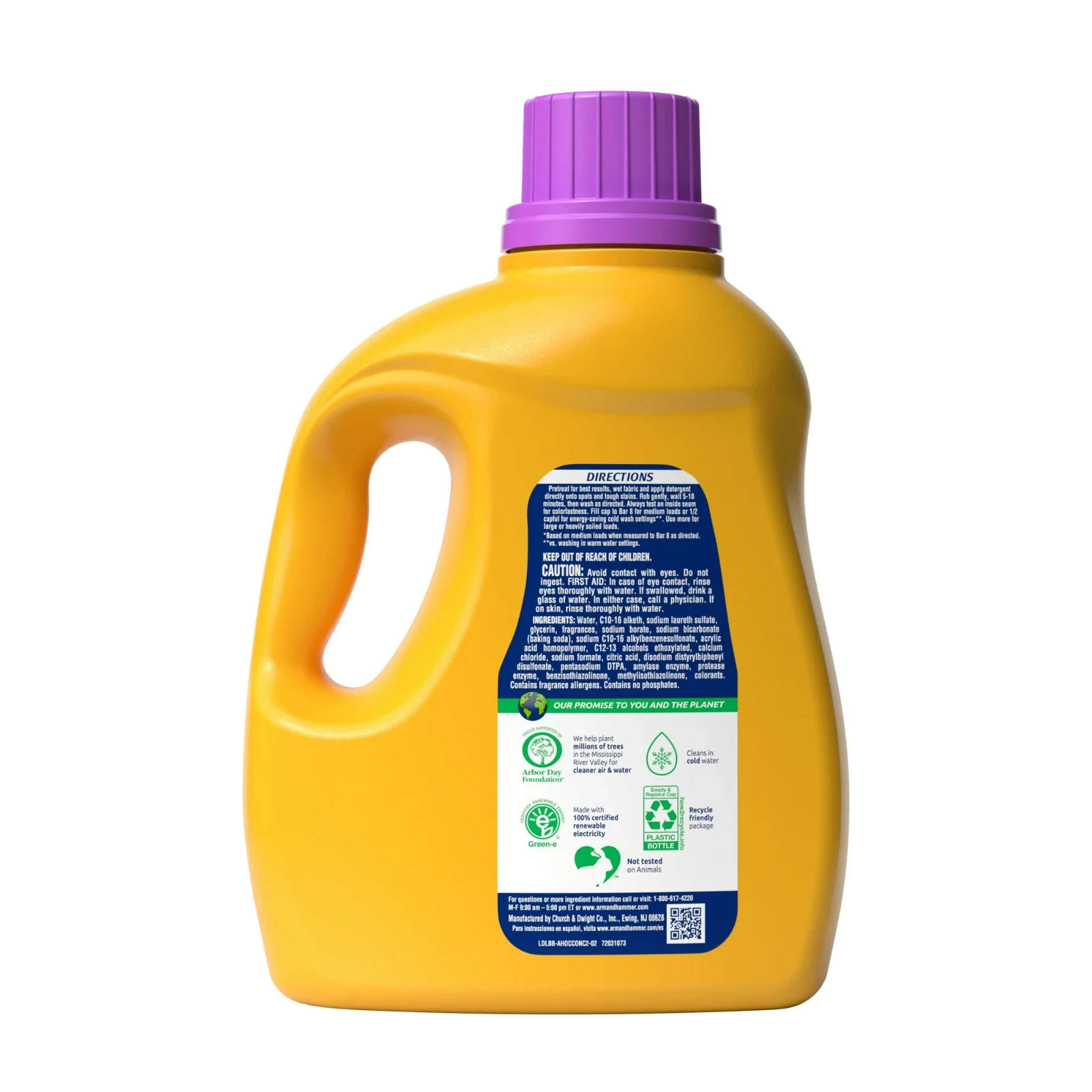 ARM & HAMMER Plus OxiClean Odor Blasters Liquid Laundry, 77 Loads, 100.5 Fl oz