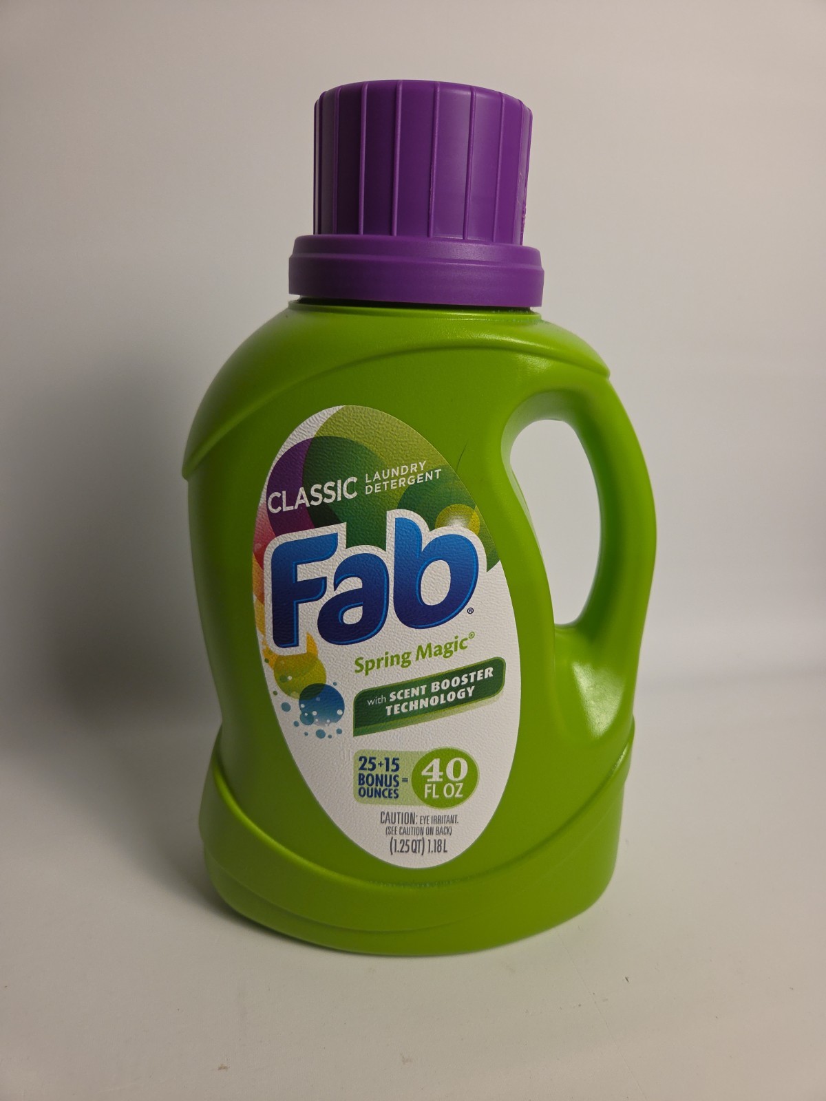 Fab Classic Laundry Detergent Spring Magic With Scent Booster
