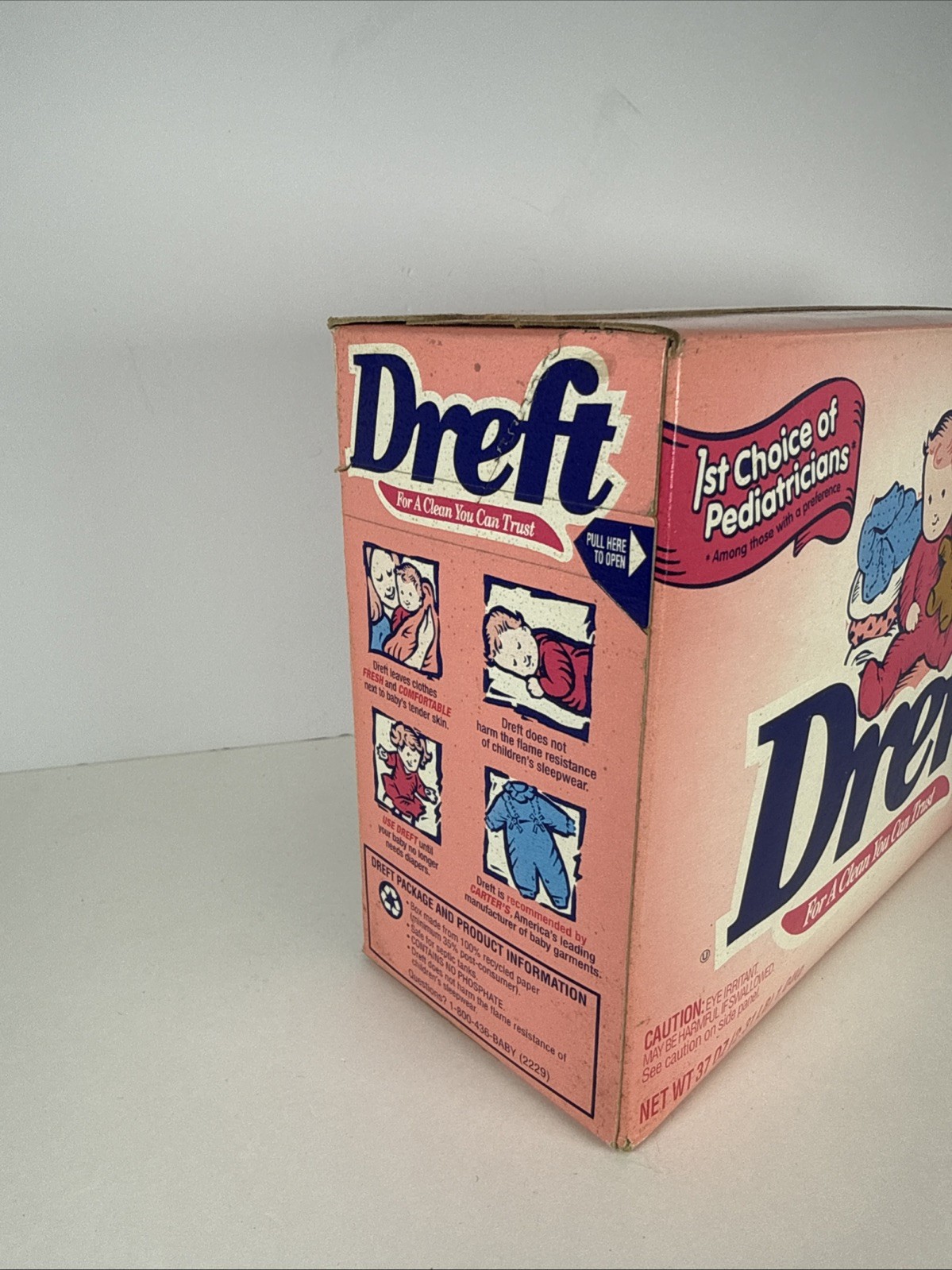 DREFT Laundry Detergent POWDER Baby 37 OZ Discontinued NOS