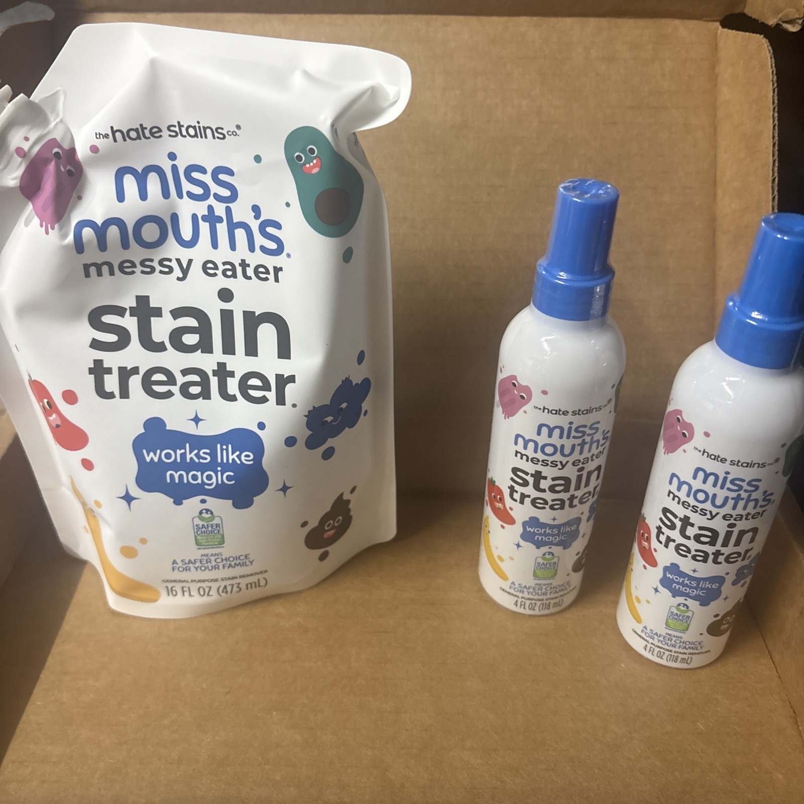 Miss Mouths Stain Treater Set New In Box