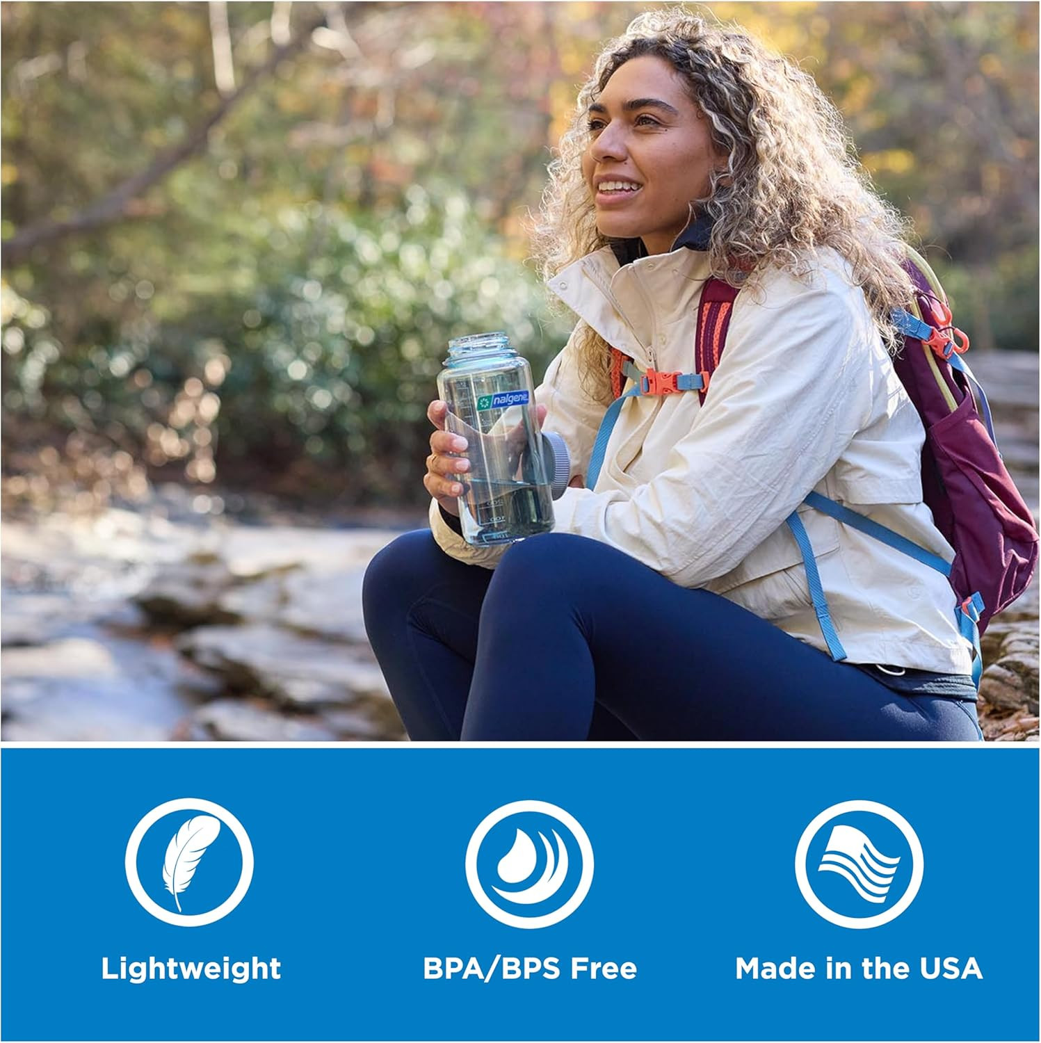 32 Oz Wide Mouth Water Bottle | Bpa-Free, Durable & Leak Proof, Lightweight Bott