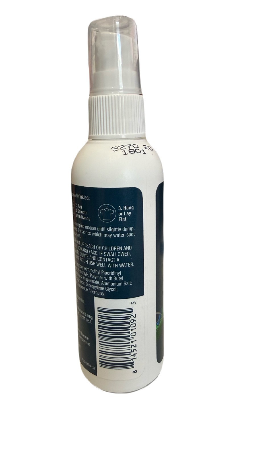 Downy Wrinkle Releaser & Refresher Fabric Spray Fresh Scent, Travel Size, 3oz