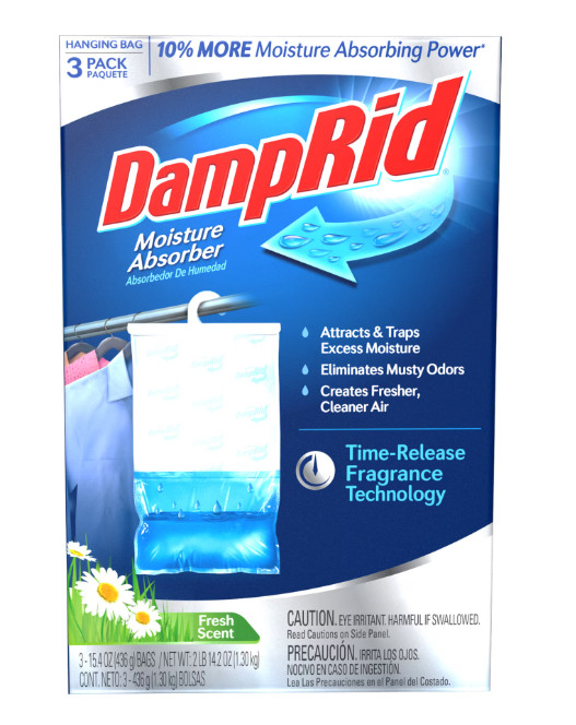 DampRid Fresh Scent Hanging Moisture Absorbers, 3 Count…..