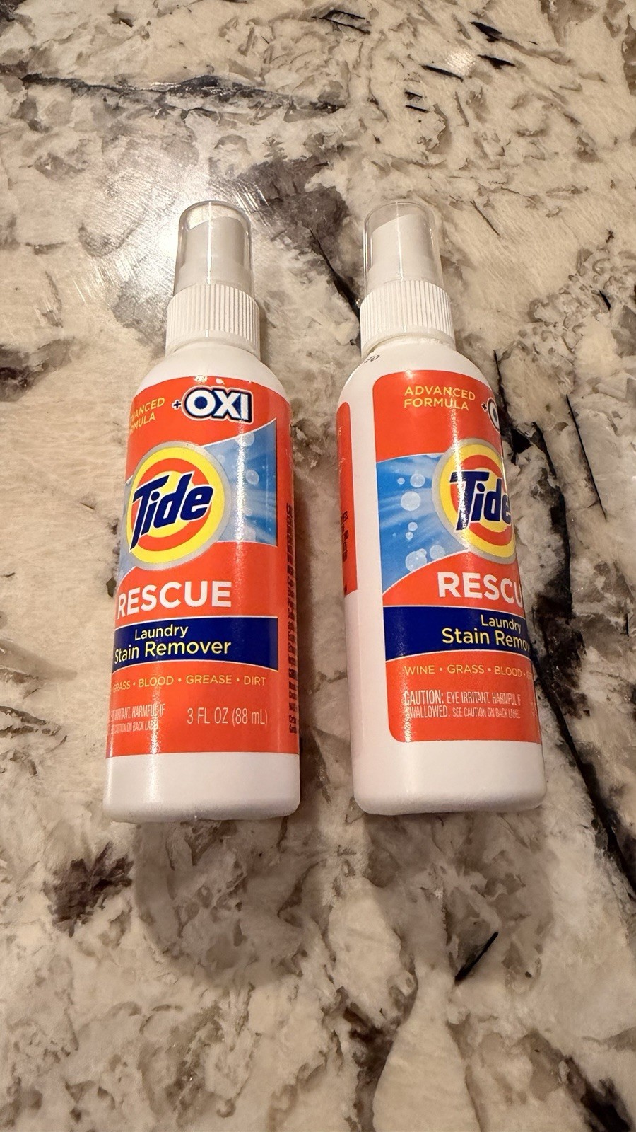 Tide Rescue Laundry Stain Remover with Oxi 3oz 2 Pack