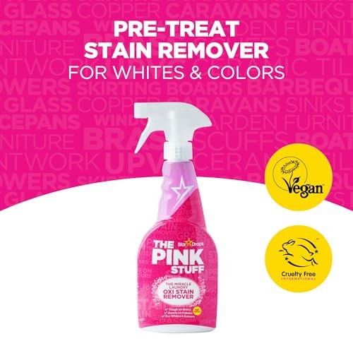 The Pink Stuff Miracle Laundry Oxi Stain Remover Spray For Tough Stains 1 Count