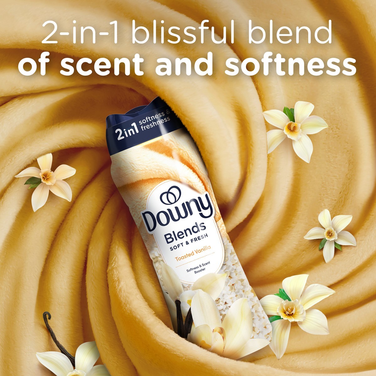 Downy Blends Soft & Fresh In-Wash Scent Booster – Toasted Laundry Bead – 32.2oz