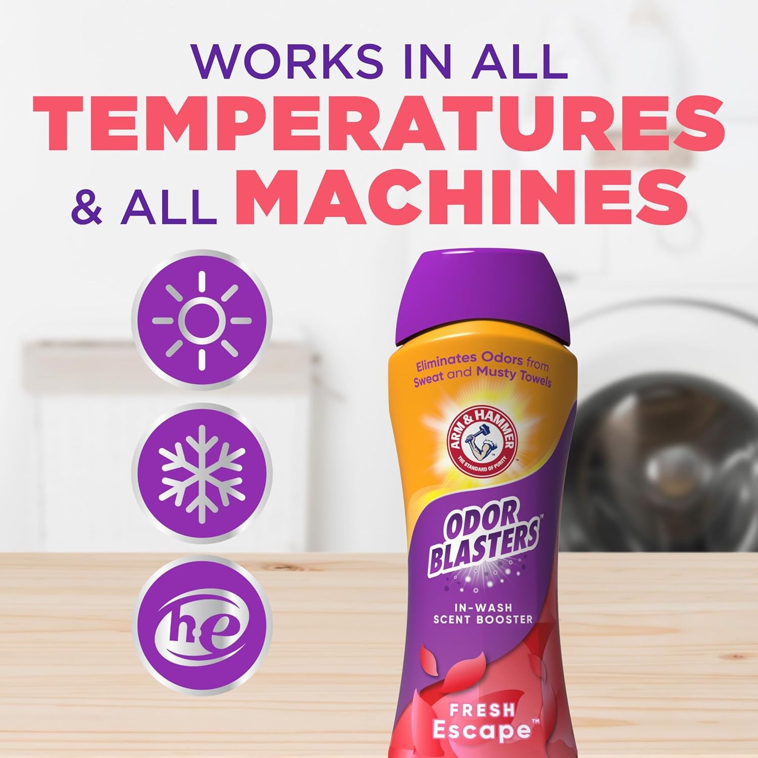 Arm & Hammer Clean Scentsations in-Wash Scent Booster – (24 Oz) (Select Scent).