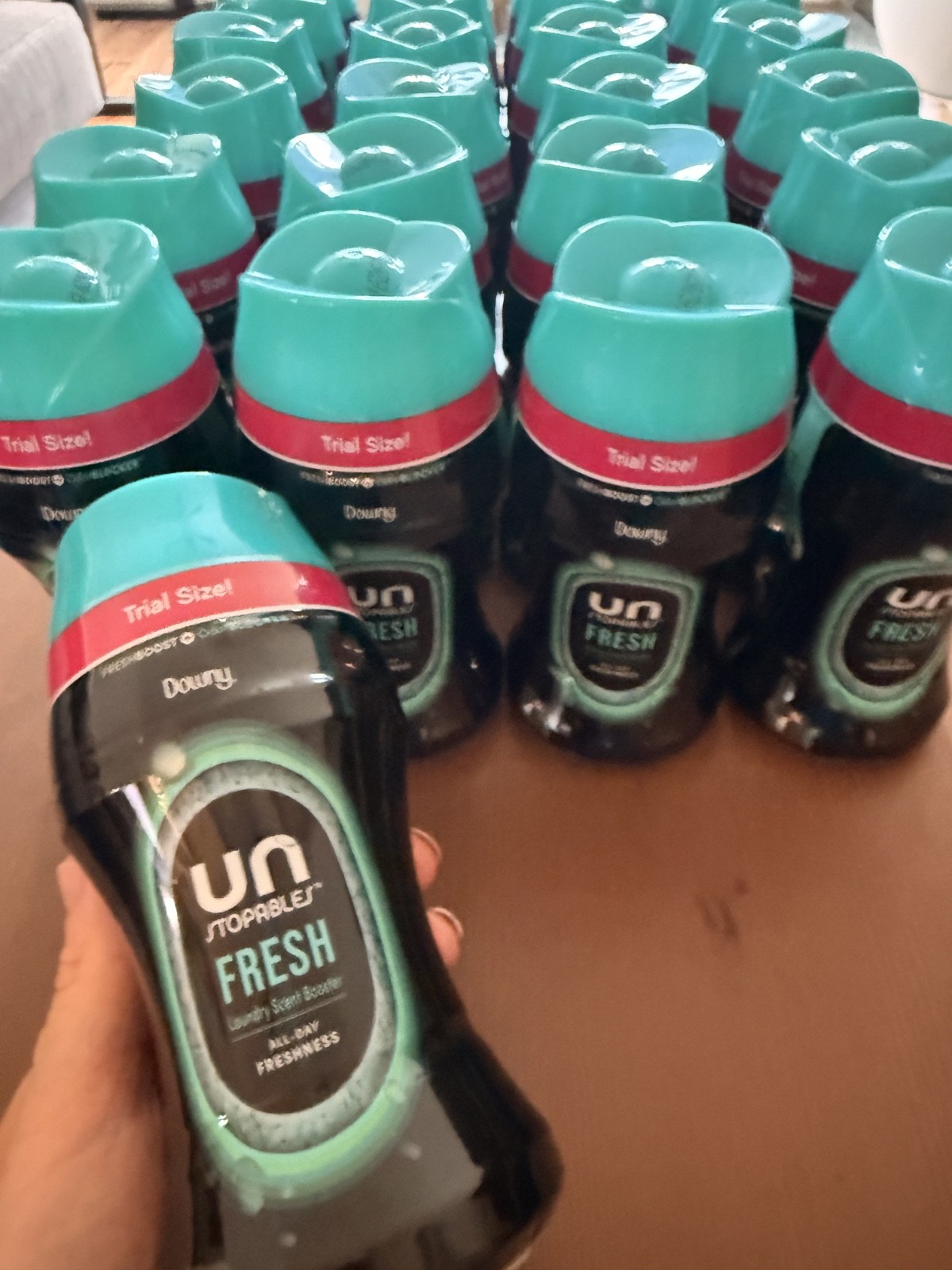Downy Unstoppables Fresh Laundry Scent Booster (PACK OF 4 trial size 3.3oz)