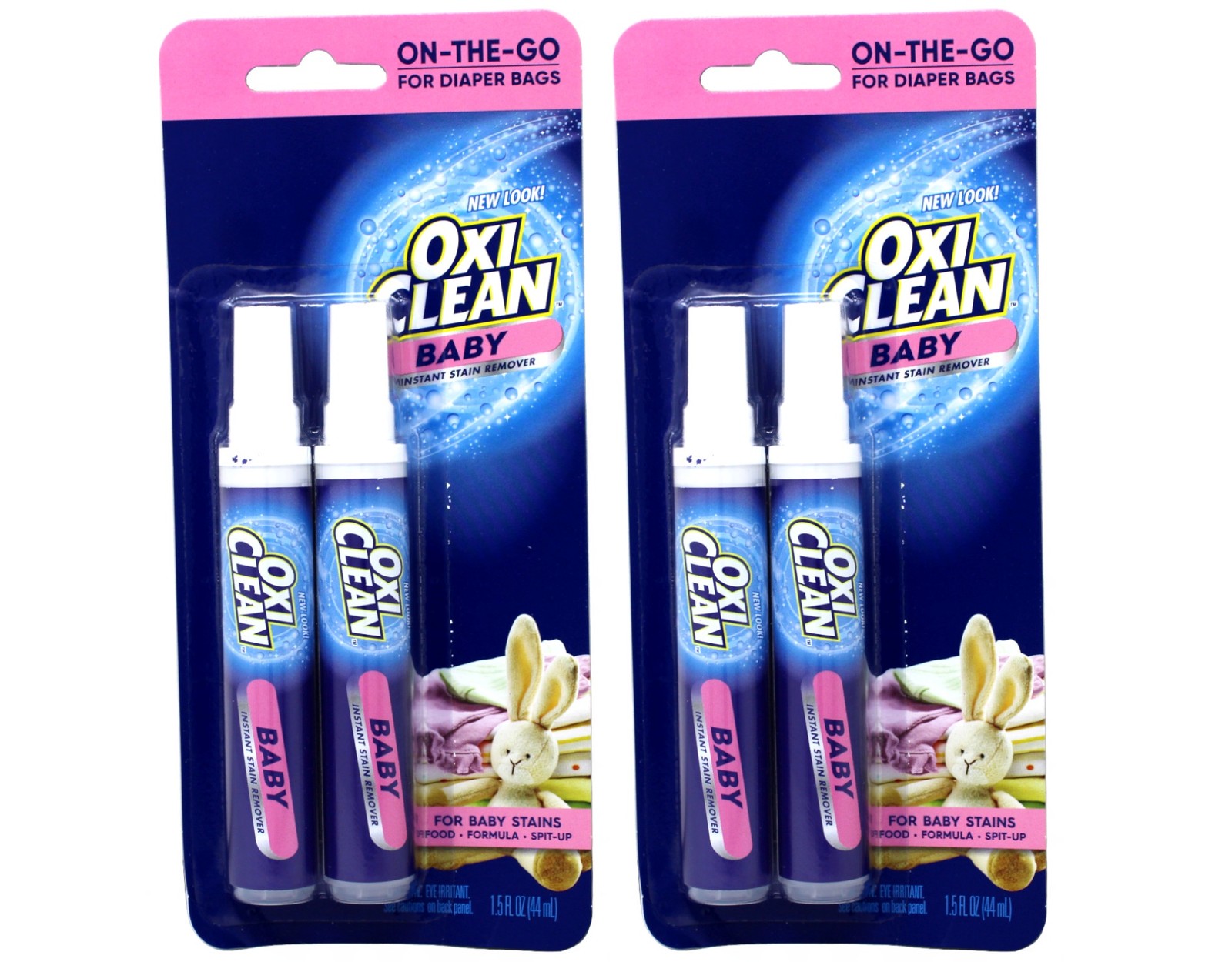 OxiClean On the Go Baby Stain Remover Pen, 22 mL, 2 Count – 2 Pack
