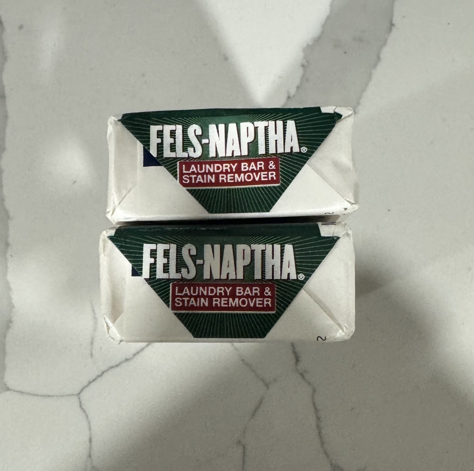 2 Pack Fels-Naptha Laundry Bar & Stain Remover Soap 5 oz Discontinued Purex