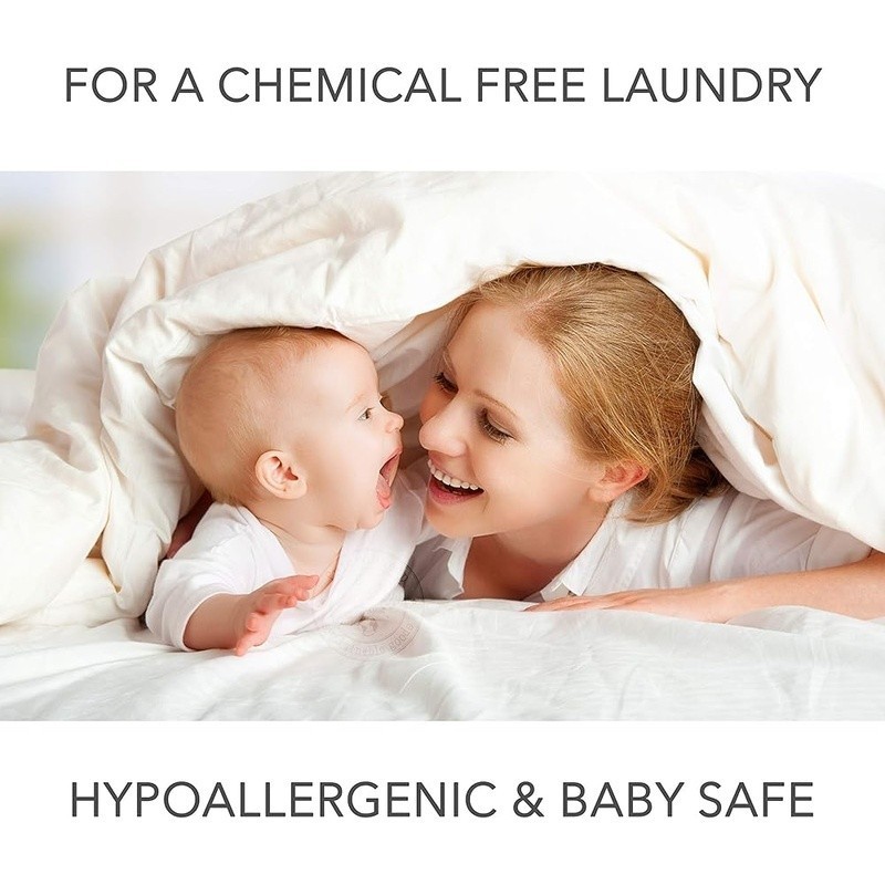 Organic Wool Dryer Balls Hypoallergenic Chemical Free Eco-Friendly 6 Pack New