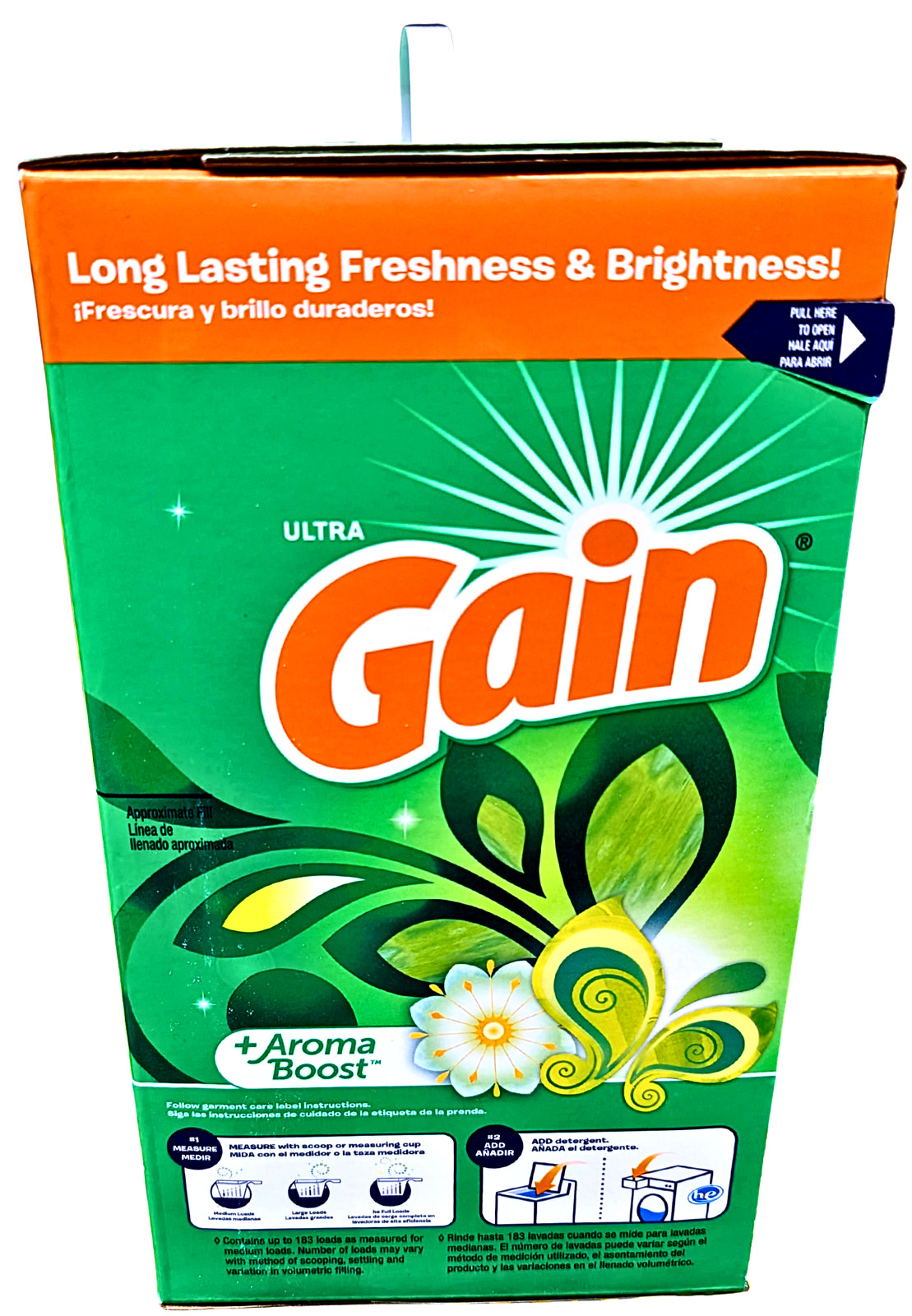 Gain Ultra Powder Laundry Detergent Original 183 Loads 169 Oz