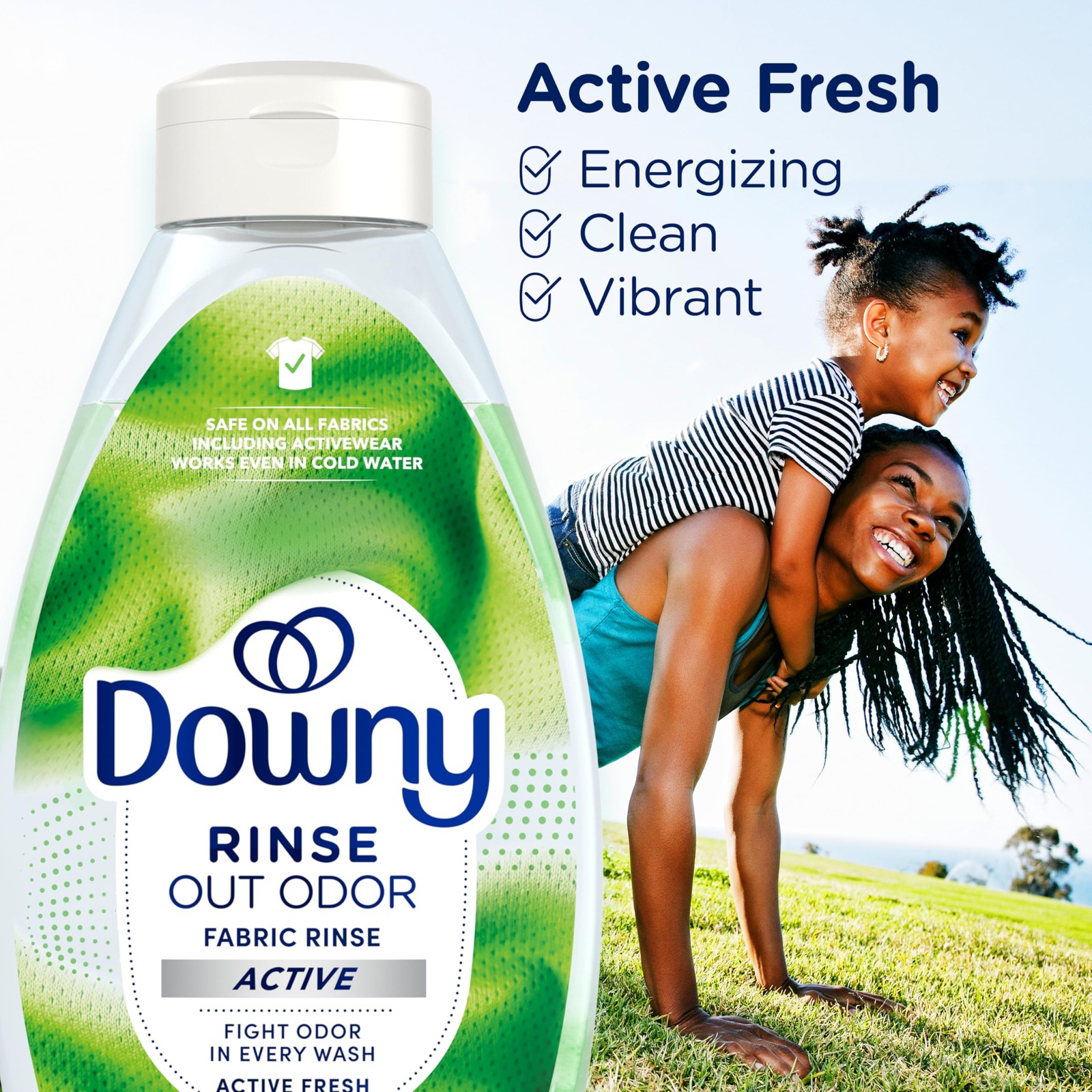 Downy RINSE & REFRESH Laundry Odor Remover and Fabric 48 Fl Oz (Pack of 1)