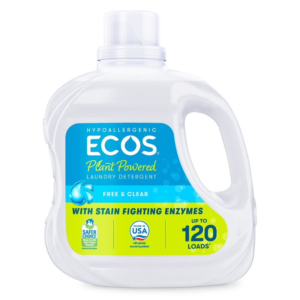 Hypoallergenic Liquid Laundry Detergent, Free & Clear for Sensitive Skin