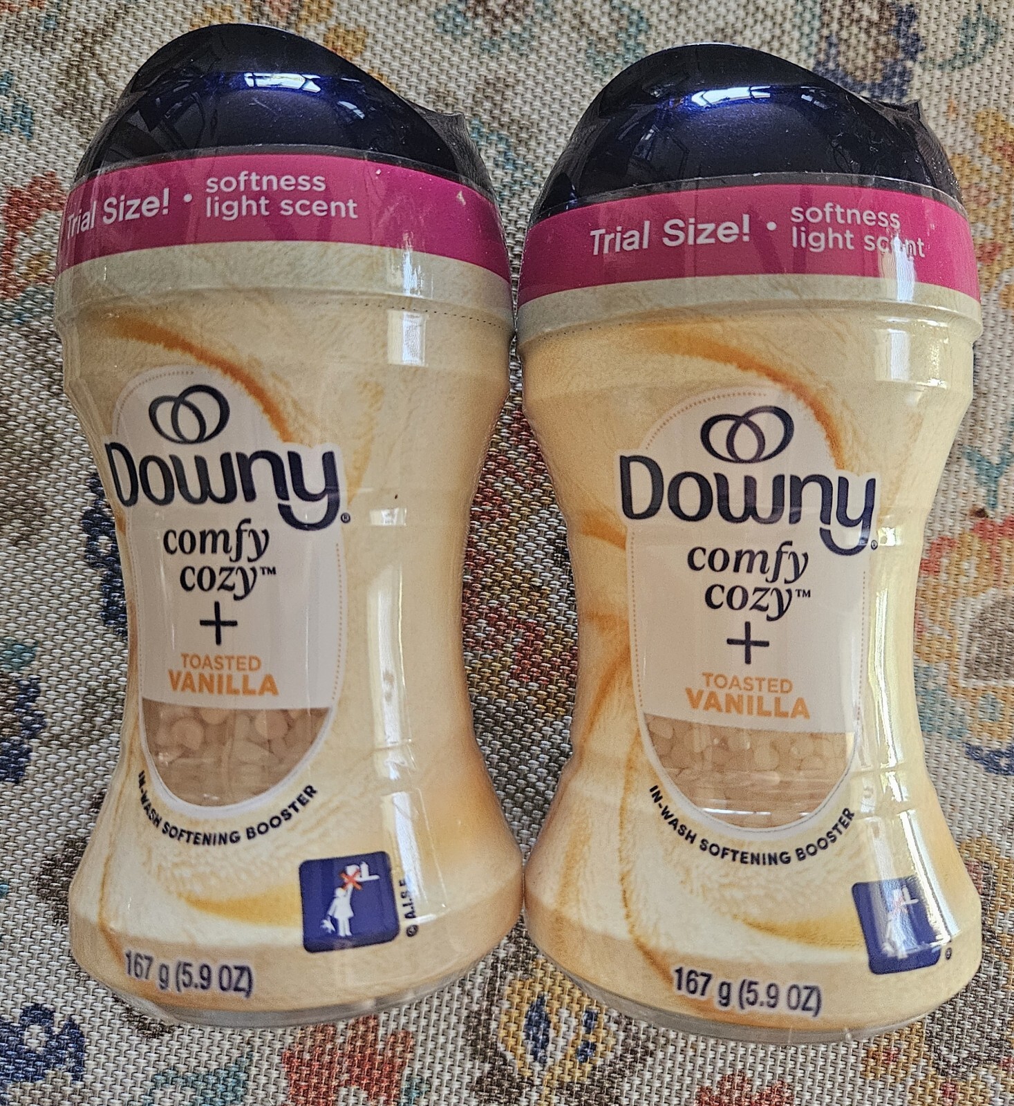 Downy Comfy Cozy™+ Toasted Vanilla In-Wash Softening Booster Sealed Set Of 2