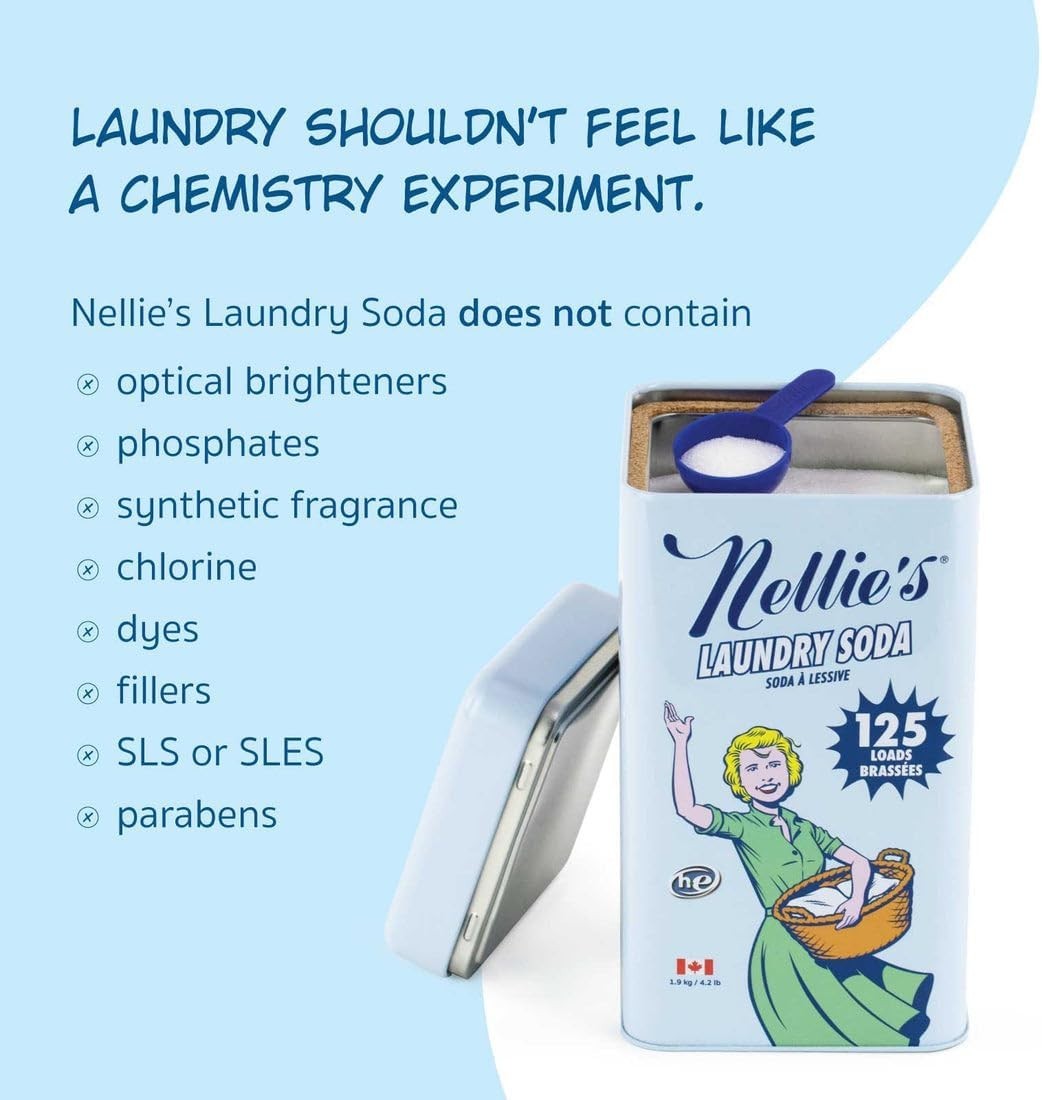 Laundry Soda | Laundry Detergent Powder, 125 Load | Made in Canada | Septic-S…