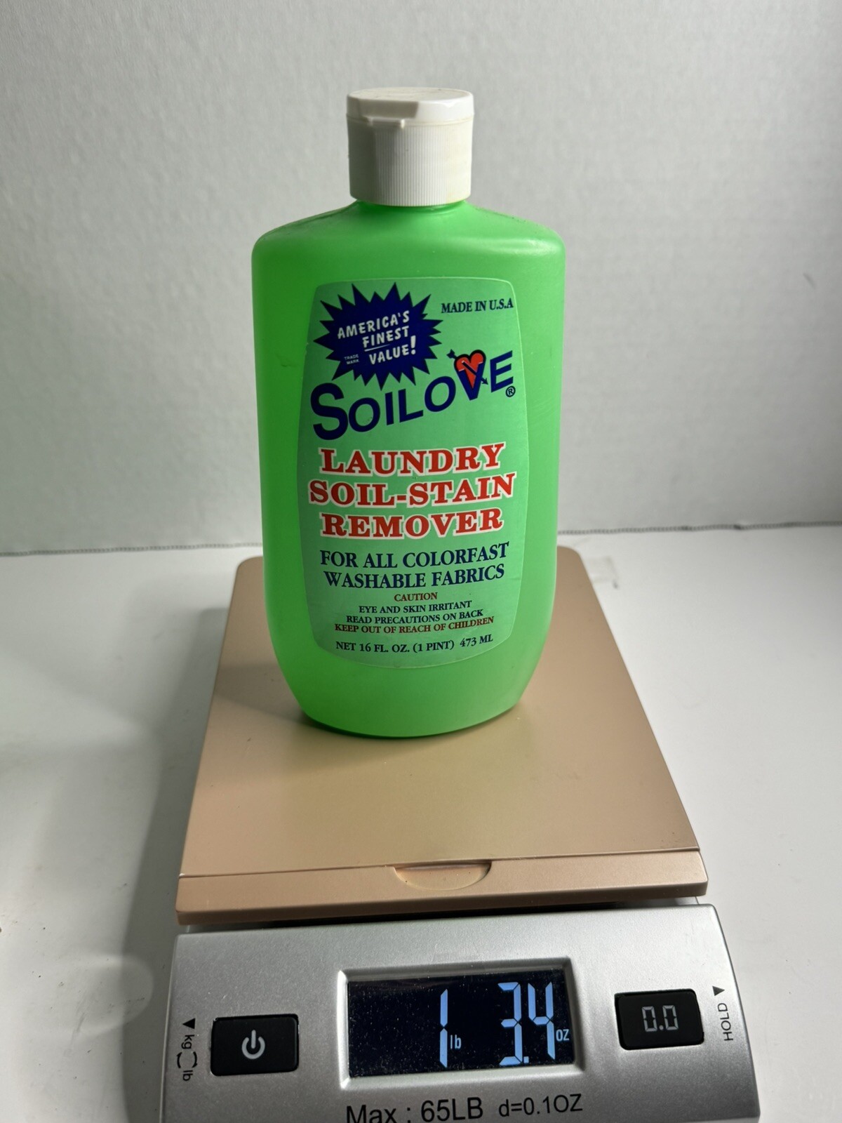 Soilove Laundry Soil-Stain Remover 16.0 Fluid Ounce