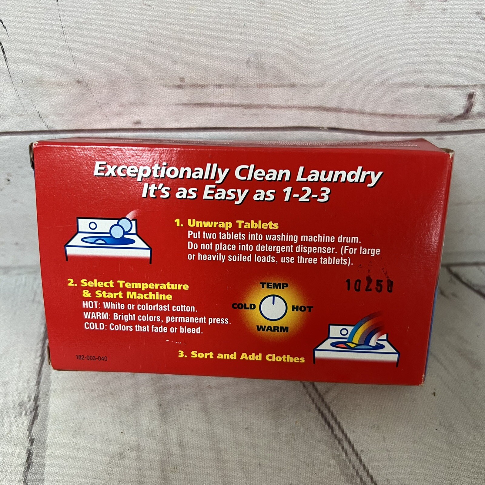 Vintage WISK Laundry Tablets 2000 Sample 2 Box