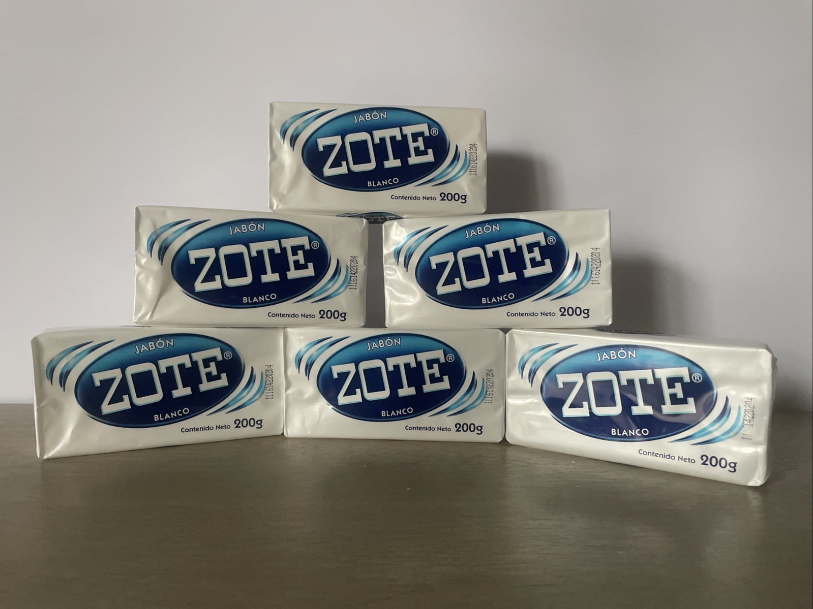 6 Pack of Zote Laundry Soap Bar White 14.1 oz Beauty & Personal Care (400gr)