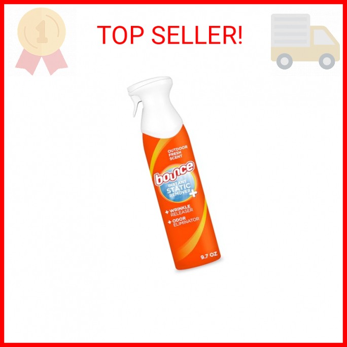 Bounce Anti Static Spray, 3 in 1 Instant Anti Static Spray & Instant Wrinkle Rel