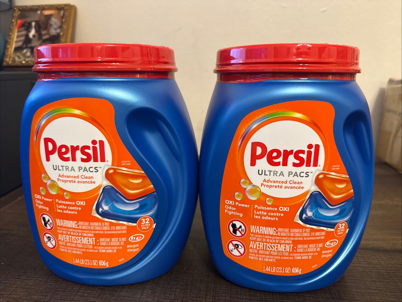 2-PERSIL 32 ULTRA PACS EACH-OXI POWER ODOR FIGHTING. BOTH NEW