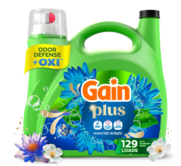 Gain Plus Liquid Laundry Detergent Odor Defense OXI 170 fl oz 129 Loads