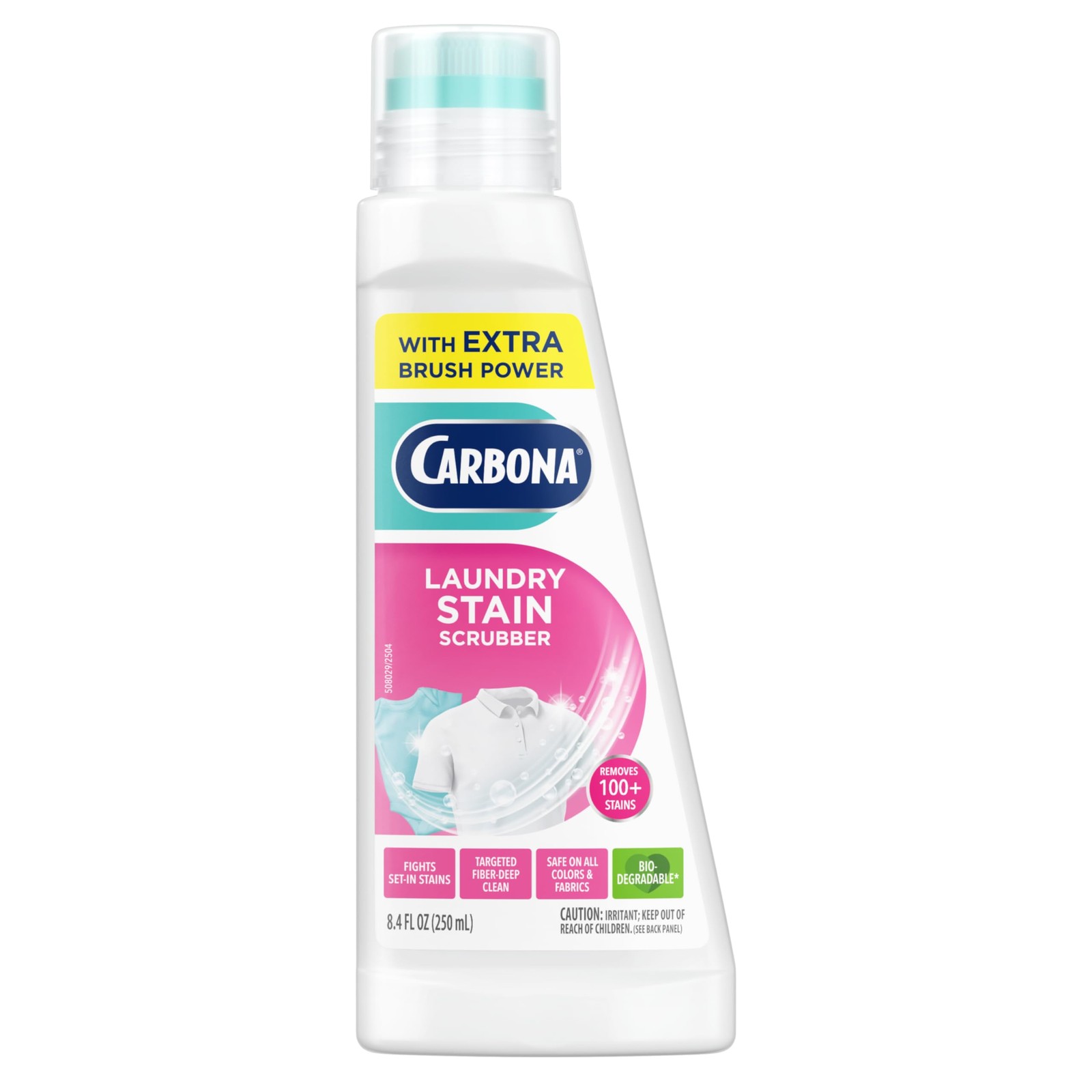 Carbona Laundry Stain Scrubber | Bio-Enzyme Stain Remover | Eliminates Fat,