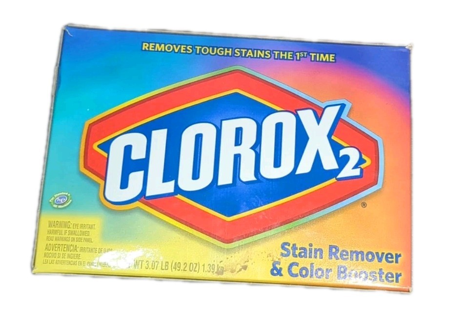 Clorox 2 Powder Original Stain Remover & Color Booster 3.07 lb Rare HTF