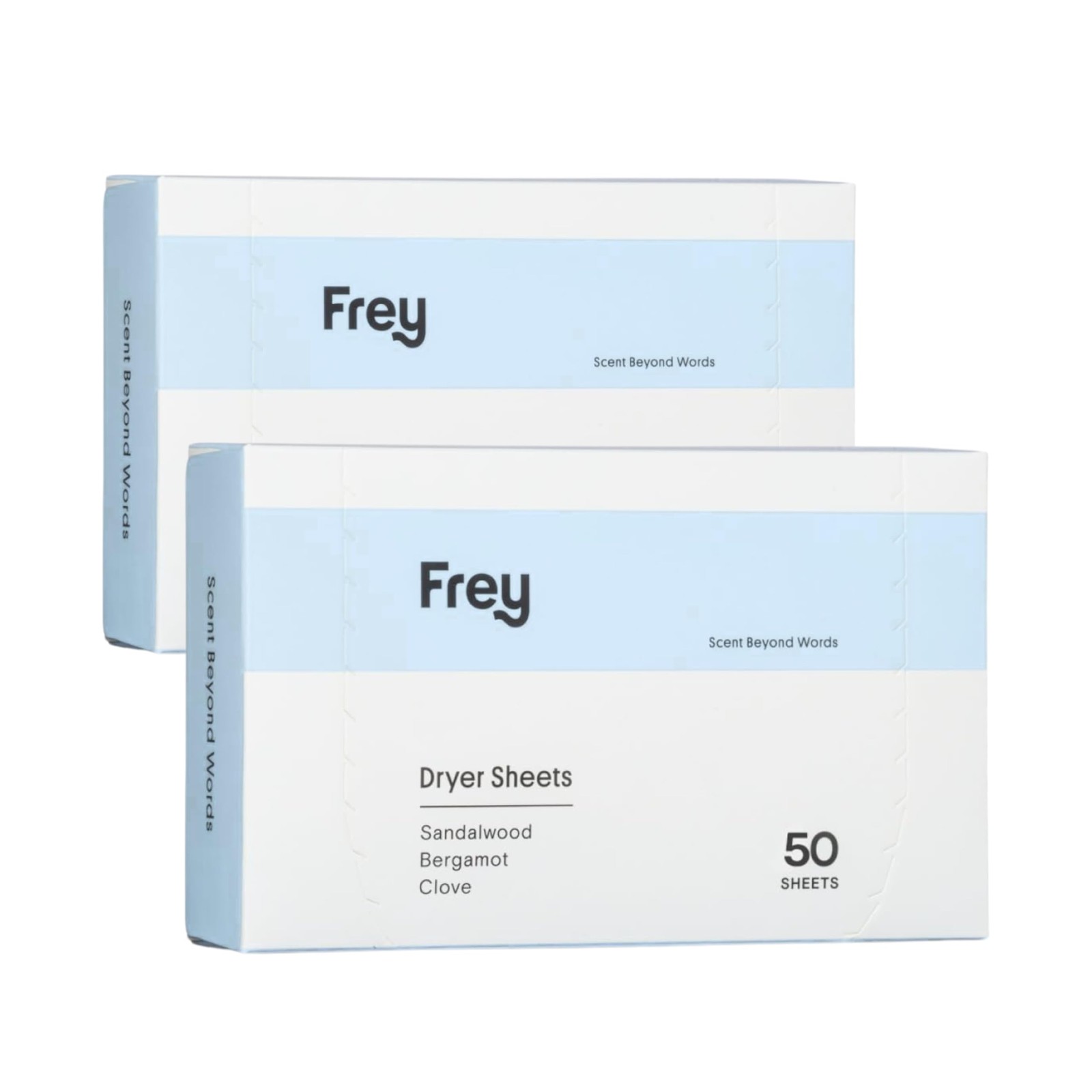 Frey Naturally Scented Dryer Sheets Eco Friendly Fabric Softener For Static