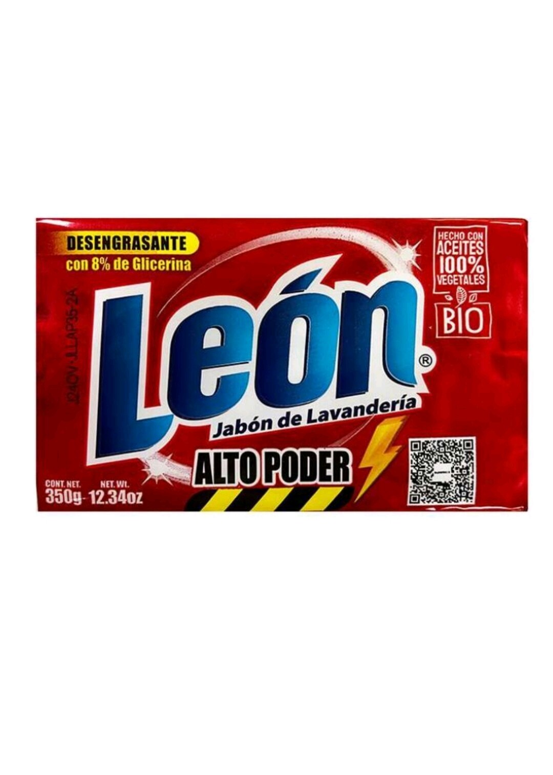 Leon Altopoder Detergente Barra Lavar 💯%🇲🇽 350g /Leon Laundry Soap Bar 12oz