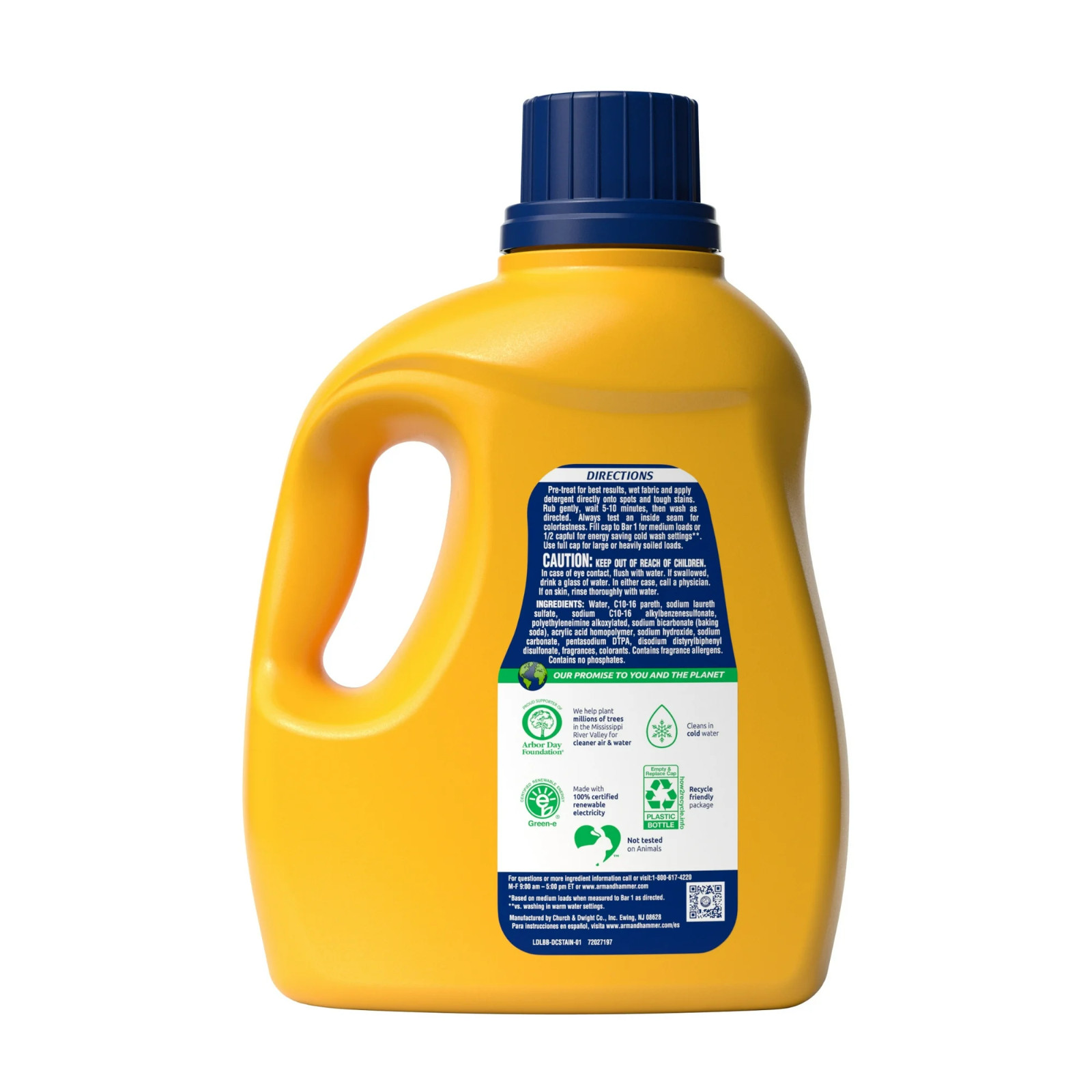 ARM and HAMMER Deep Clean OxiClean Max Force Laundry Detergent 102 oz, No Fees