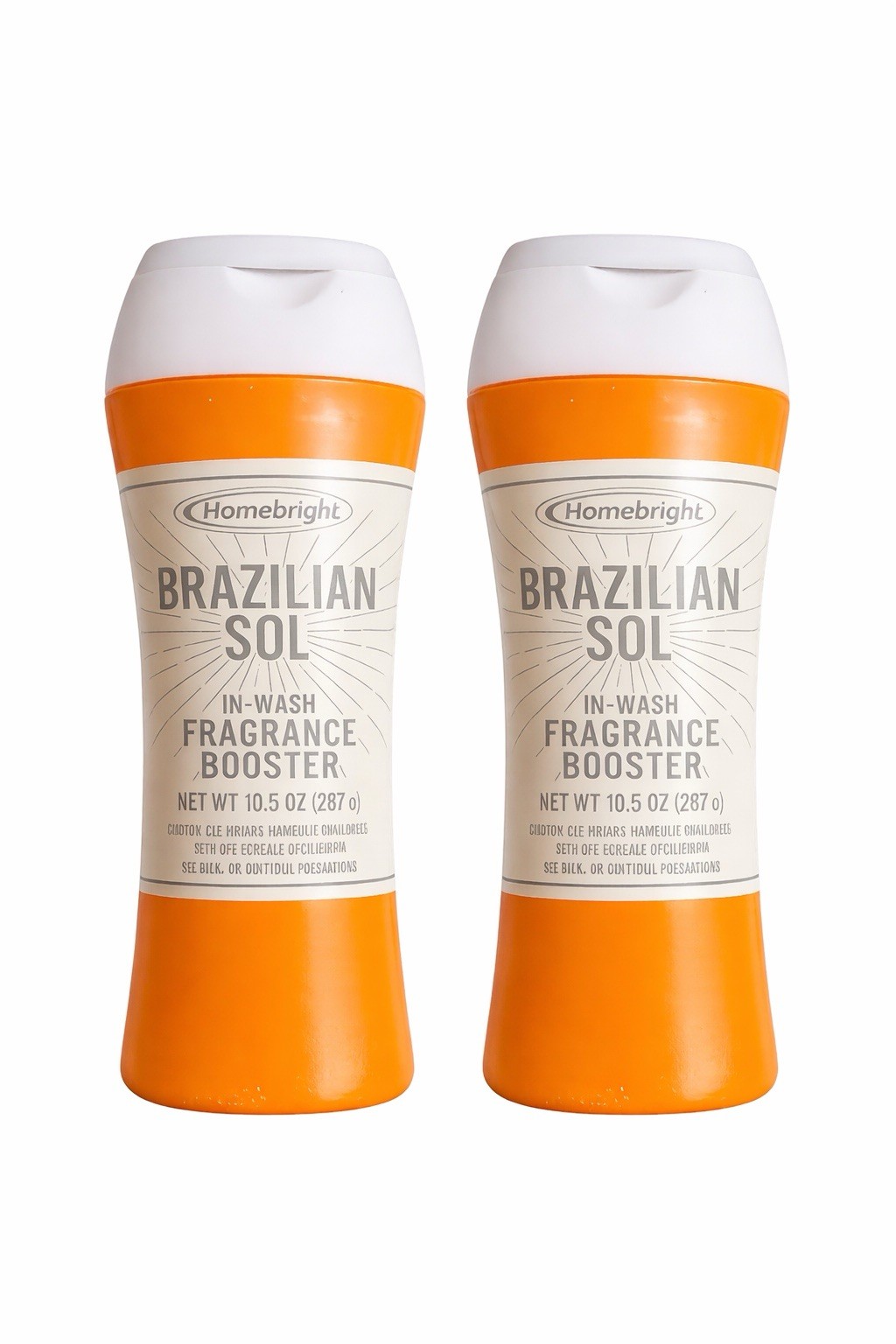 Homebright Brazilian Sol In-Wash Fragrance Booster 2 Pack 10.5 oz Fresh Scent