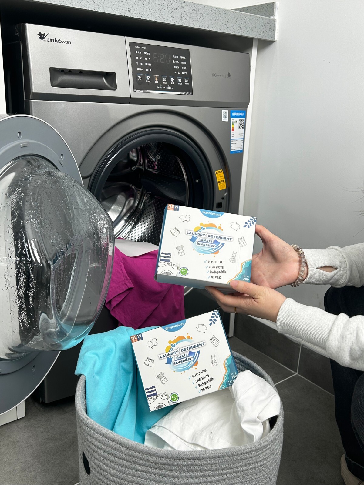 Eco Friendly Laundry Detergent Sheets (60-100 sheets 200 loads) Plant based Free