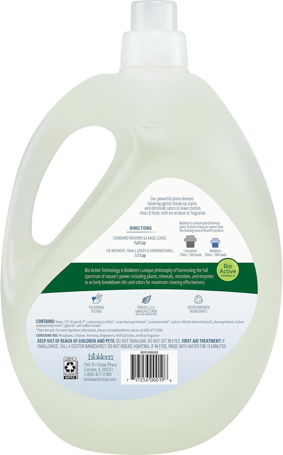 Unscented Hypoallergenic Formula, 300 Loads