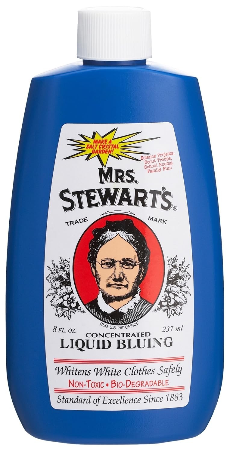 Mrs. Stewarts Bluing Concentrated Liquid Laundry Whitener Fabric Brightener