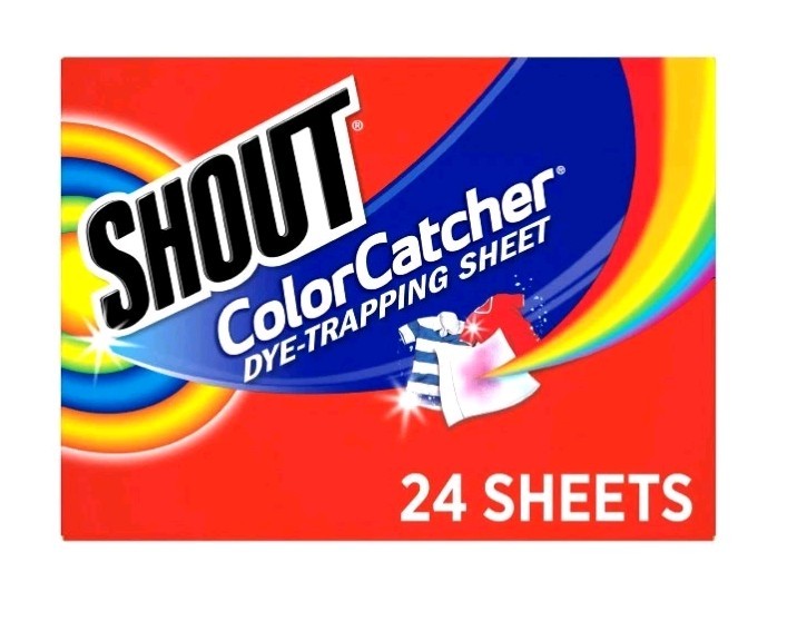 Shout Color Catcher Dye Trapping Laundry Sheets 24Ct For Mixed Load NEW SEALED