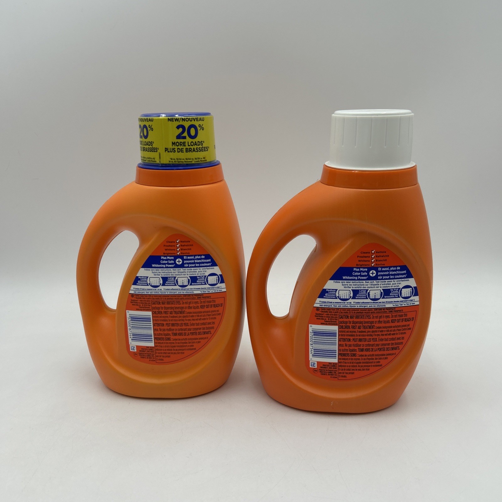 Tide Plus Bleach Alternative Laundry Detergent Original – 46 Fl Oz Lot Of 2
