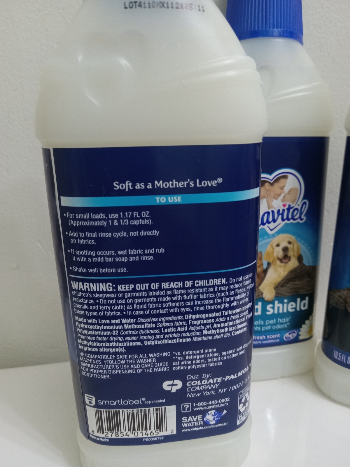 Suavitel Shed Shield Fabric SOFTNER Fresh Scent, FIGHTS ORDER 10.5 oz EACH X 3